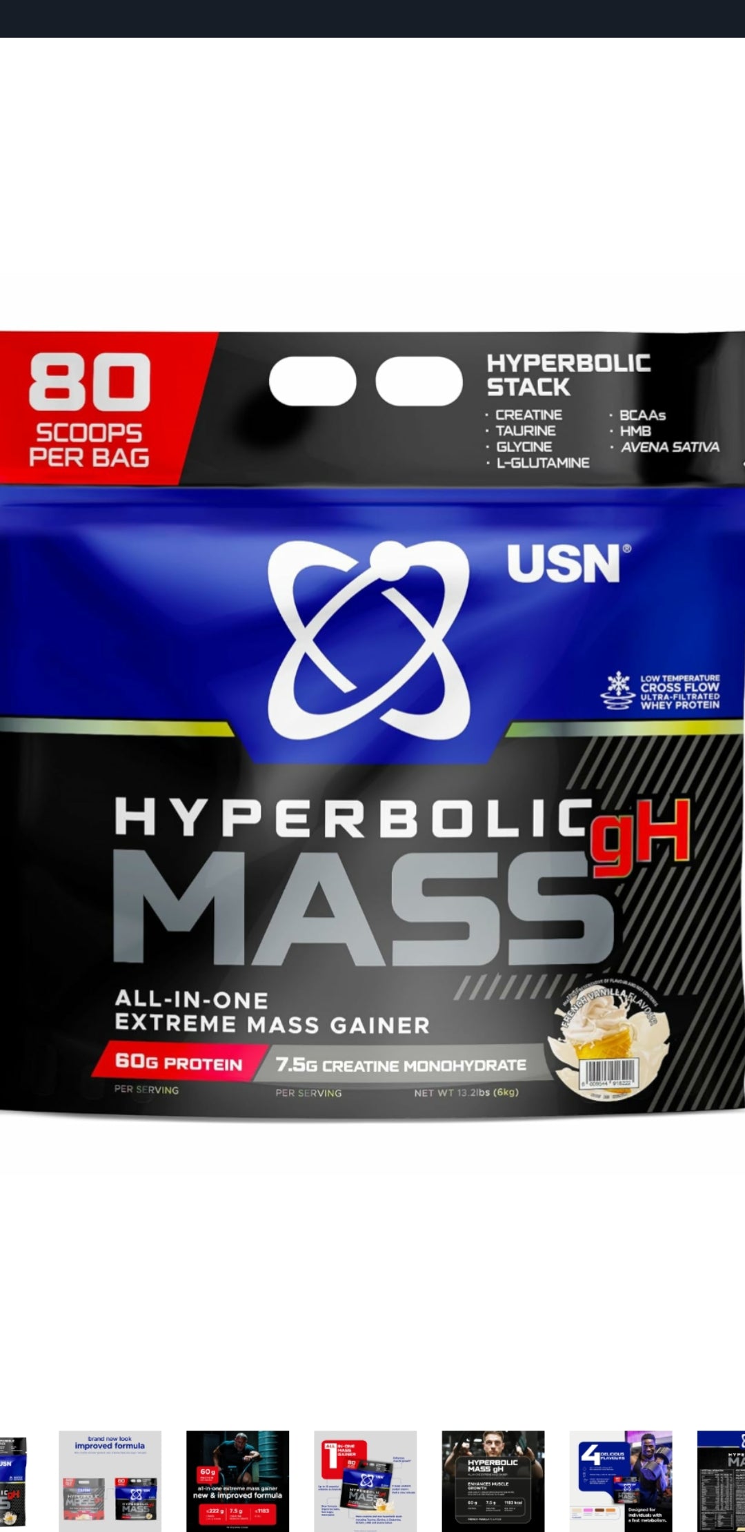 USN Hyperbolic Mass Gainer gH ALL-in-One Extreme Mass Gainer